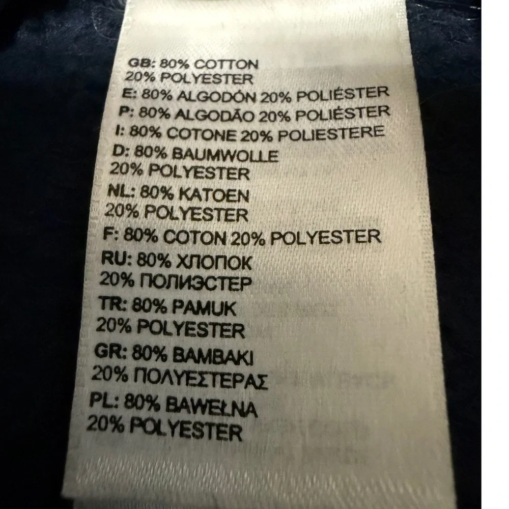 The North Face Mens Hoodie Pullover‎ Blue Logo Size Small